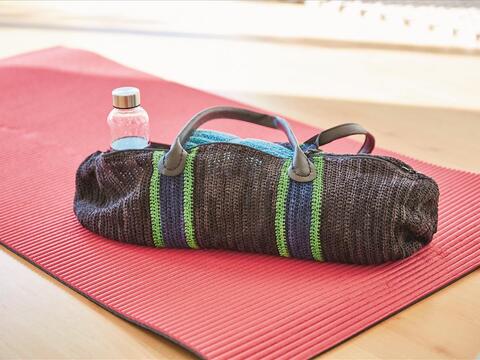 Gehäkelte Fitnesstasche