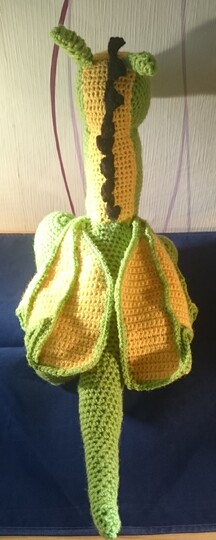 Grüner Drache Amigurumi