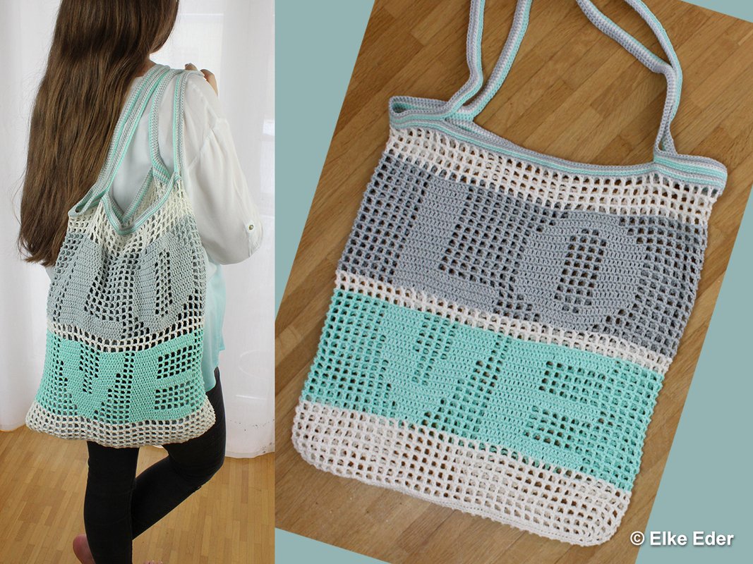 Umhängetasche Einkaufsnetz Shopper Tasche