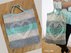 Einkaufsnetz Tasche Beutel mit Herz in Mint, Grau und Natur - Häkelanleitung