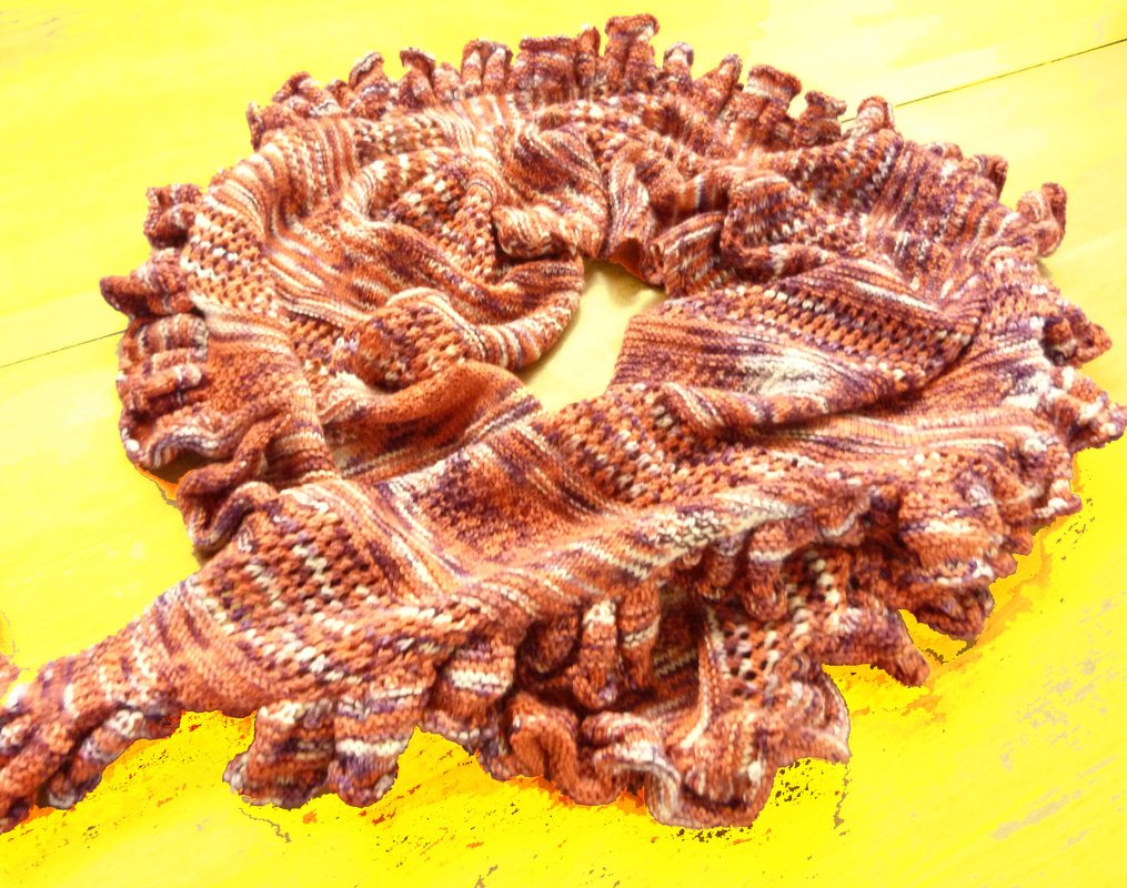 Halbrundes Schultertuch "Alma"