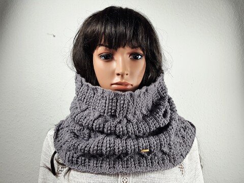 102 Strickanleitung Schal Schlauchschal Häuser