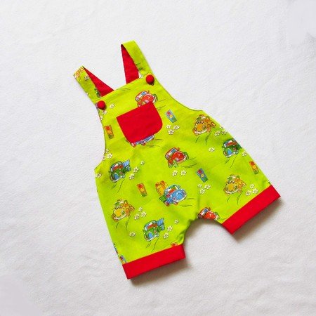 Romper for baby and toddler, for girl,boy. Sizes: 3/6, 6/9, 9/12, 1T, 1,5T, 2T, 3T to fit 3 months to 3 years.