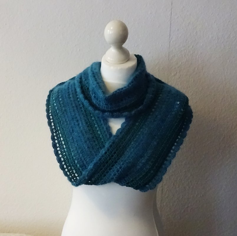 Möbius- Loop "Smaragd" - Crochet