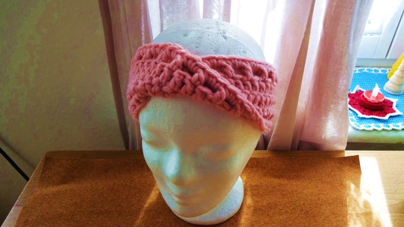 AHONEY Strass-Stirnband Für Damen & Mädchen – Rosa, Dick Gepolstert, Für Sport & Alltag