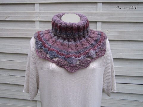 Strick- und Häkelanleitung Schalkragen SK18011 Traudi