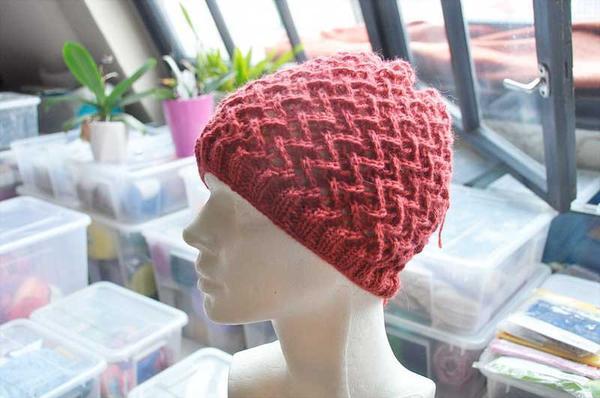 Strickanleitung * Strickmütze “Lace auf Zack" * Größen 1Jahr bis L