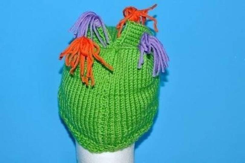 Strickanleitung * Super Easy Strickmütze “Vierzack” mit Größentabellen