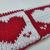 Strickanleitung * Topflappen mit Herzchen in Doubleface