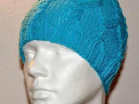 Strickanleitung * Zopfmütze “Rose” mit Größentabelle
