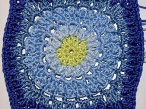 Häkelanleitung * Granny Square "Circle of Friends"