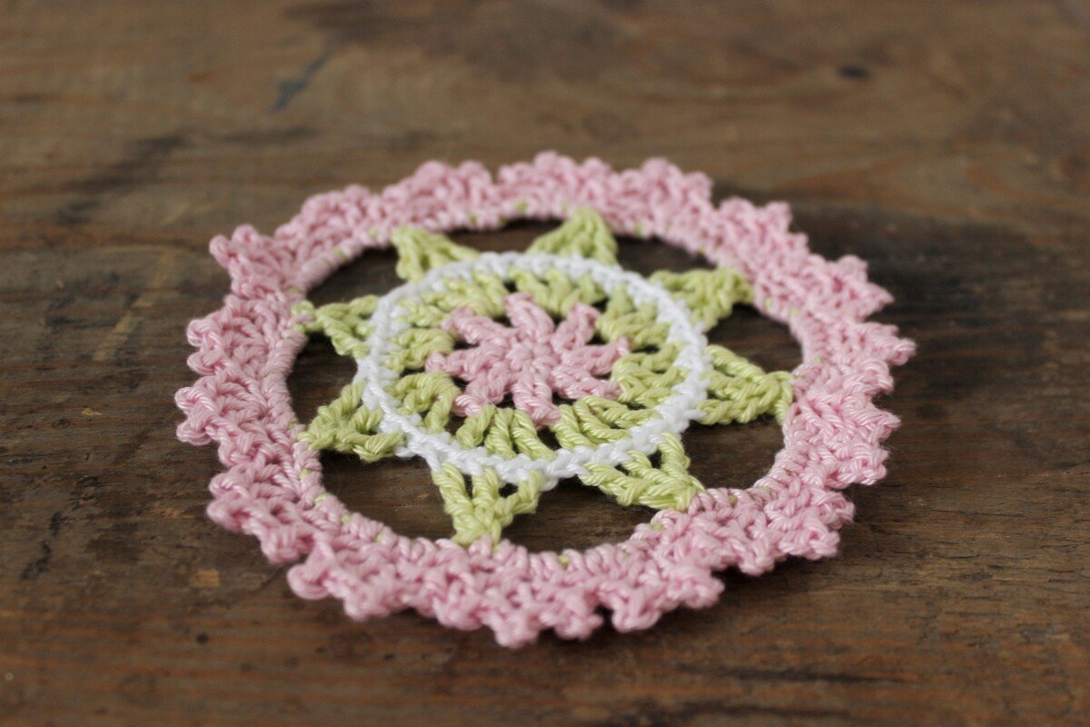 Häkelanleitung Deckchen Lilly