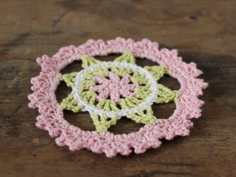 Häkelanleitung Deckchen Lilly