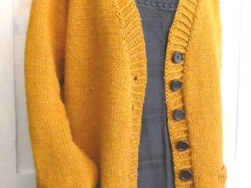 Classic Boyfriend Knitted Cardigan Jacket Oversized Women