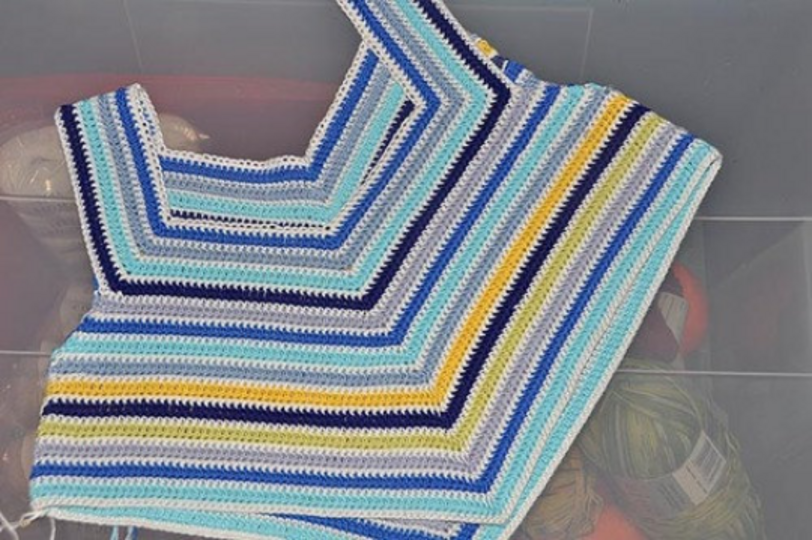 Häkelanleitung * Ärmelloses Hängerkleid in S/M/L und Kindergrößen 2J/4J/6J