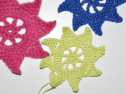 Häkelanleitung * 3 Last Minute Häkelsterne