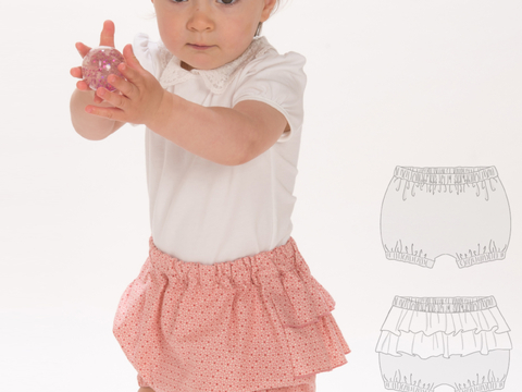 Baby Pumphose EMI – Rüschenhose Schnittmuster Datei 50/56–98/104