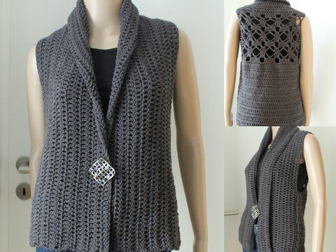 Weste häkeln