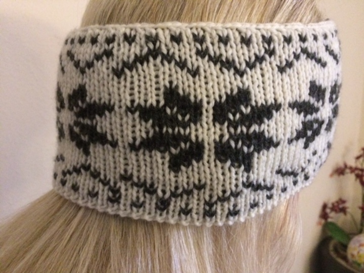 Stirnband zum Wenden, Double face