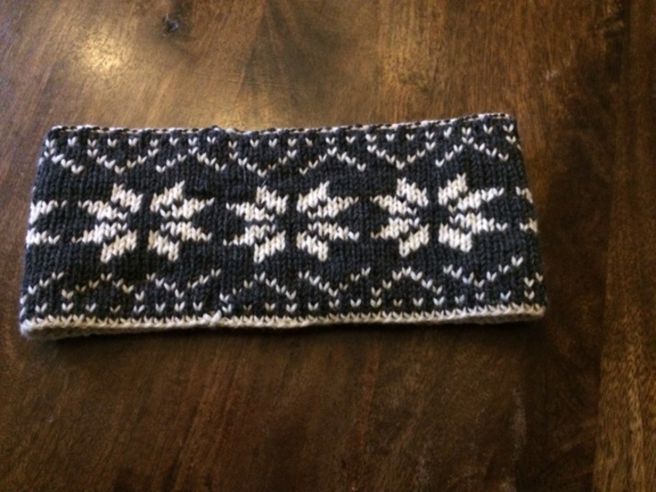 Stirnband zum Wenden, Double face