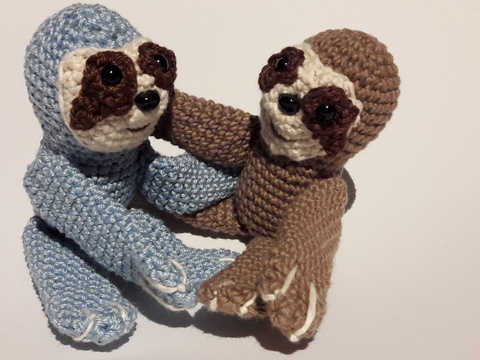 PDF Häkelanleitung Faultier Mick