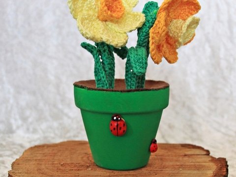 Häkelanleitung " Ein kleiner Frühlingsgruss "