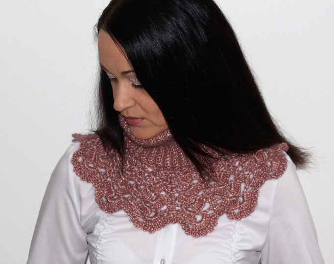 Häkelanleitung Schalkragen