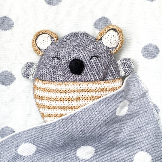 Wärmekissen Polly Koala -  Häkelanleitung