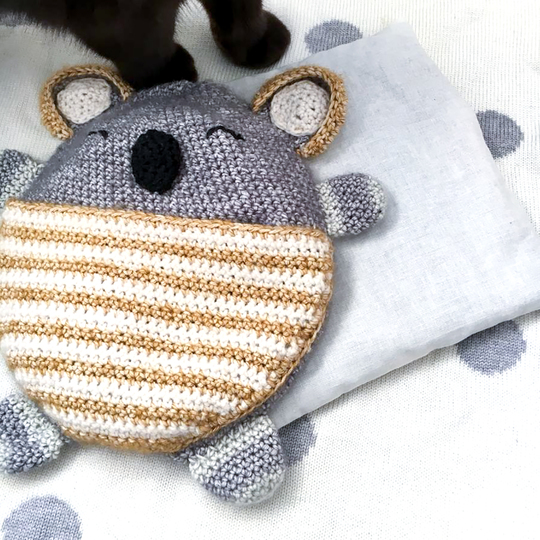 Wärmekissen Polly Koala -  Häkelanleitung