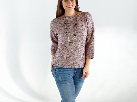 Strickanleitung Damenpullover "Livorno" 758208