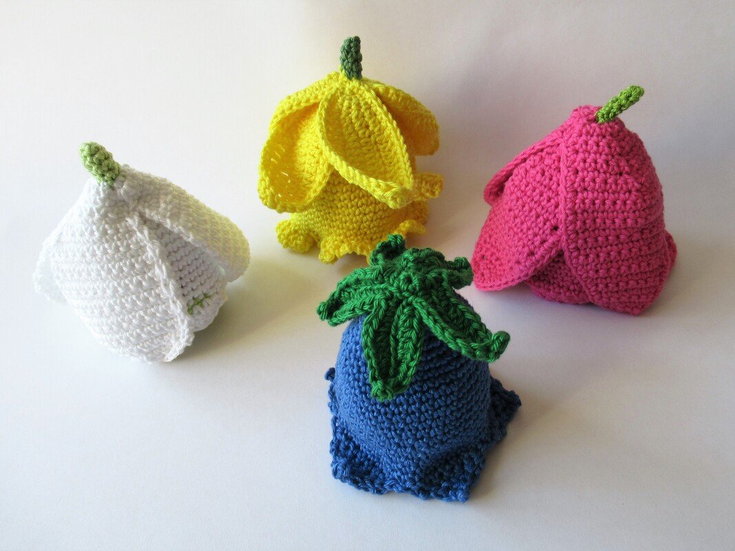 Häkelanleitung Eierwärmer Frühlingsblumen