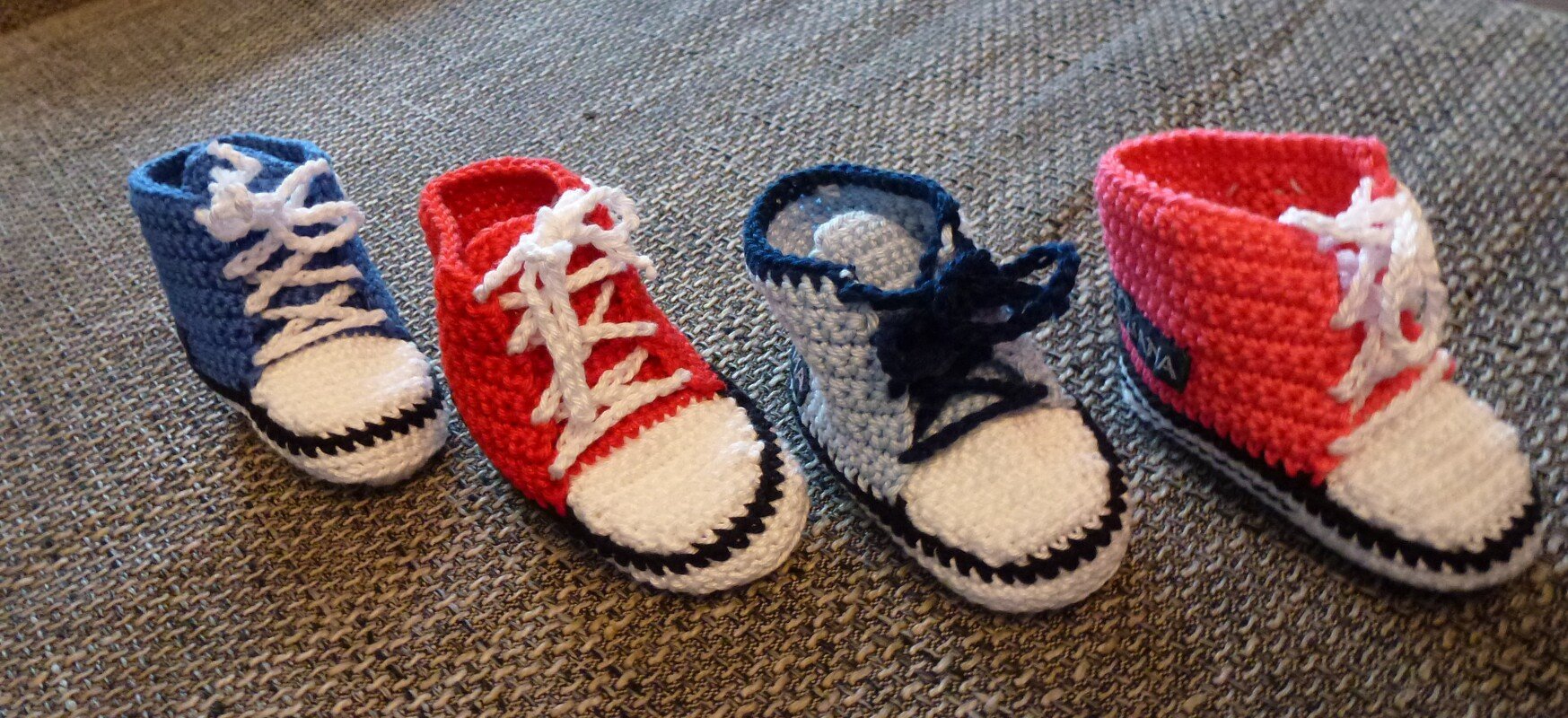 Anleitung Babyschuhe Chucks in 3 Grössen (Neugeboren bis 10 Monate) - Bild 2