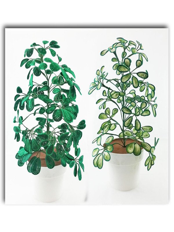 Häkelanleitung- Fingerpalme Schefflera