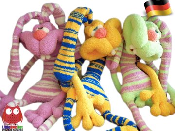 121DE Häkelanleitung Amigurumi Schickimicki-Hase - PDF Pertseva CP