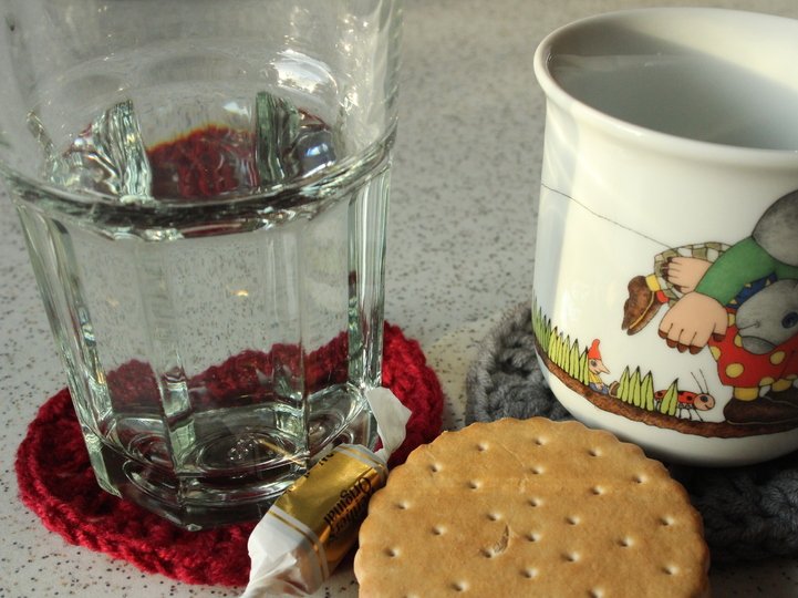 Häkelanleitung Untersetzer rund Anfänger geeignet