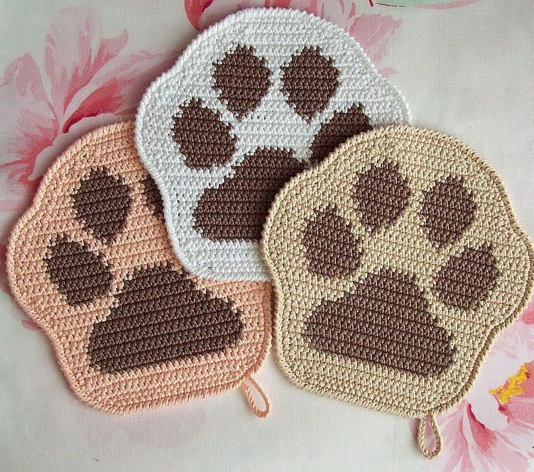 052DE Häkelanleitung Pfote Topflappen - Amigurumi PDF Zabelina CP - Bild 5