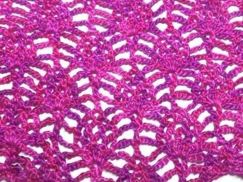 Häkelanleitung * Häkelmuster “Baby-Ananas”