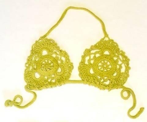 Häkelanleitung * Häkelbikini “Triangel”