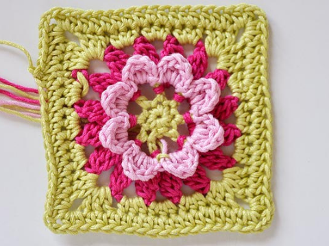 Häkelanleitung * Granny Square “ZenGarden”