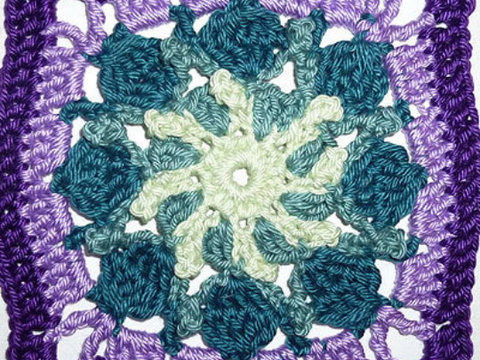 Häkelanleitung * Granny Square “Spikes”