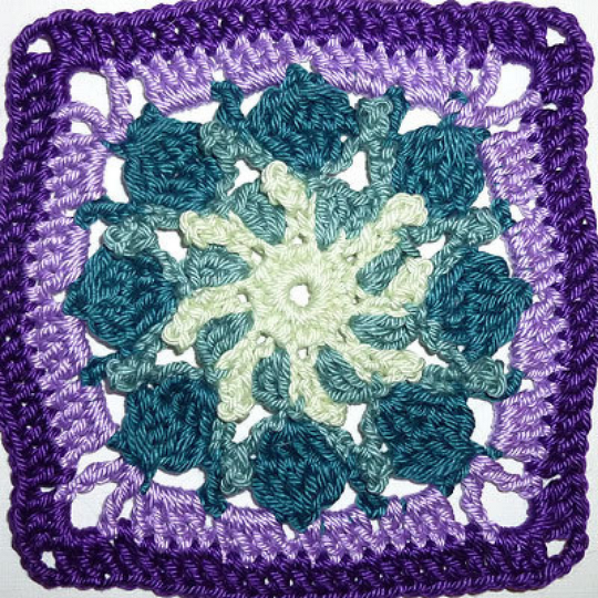 H&auml;kelanleitung * Granny Square &ldquo;Spikes&rdquo; - Bild 2