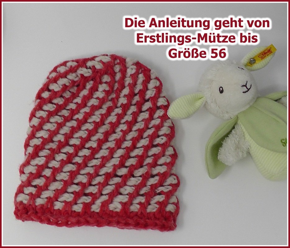 Mütze "Sieben-Meilen" tunesisch Häkeln mit SHEEP von Woolly Hugs