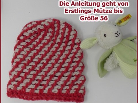 Mütze "Sieben-Meilen" tunesisch Häkeln mit SHEEP von Woolly Hugs