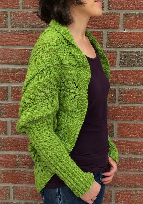 Strickanleitung für Ärmelschal "Frühlingserwachen" - Bild 3