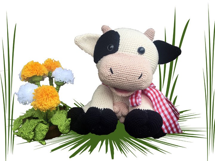Kuh Matilda Häkelanleitung Amigurumi