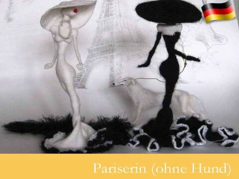 032DE Häkelanleitung Pariserin - Amigurumi PDF Pertseva CP
