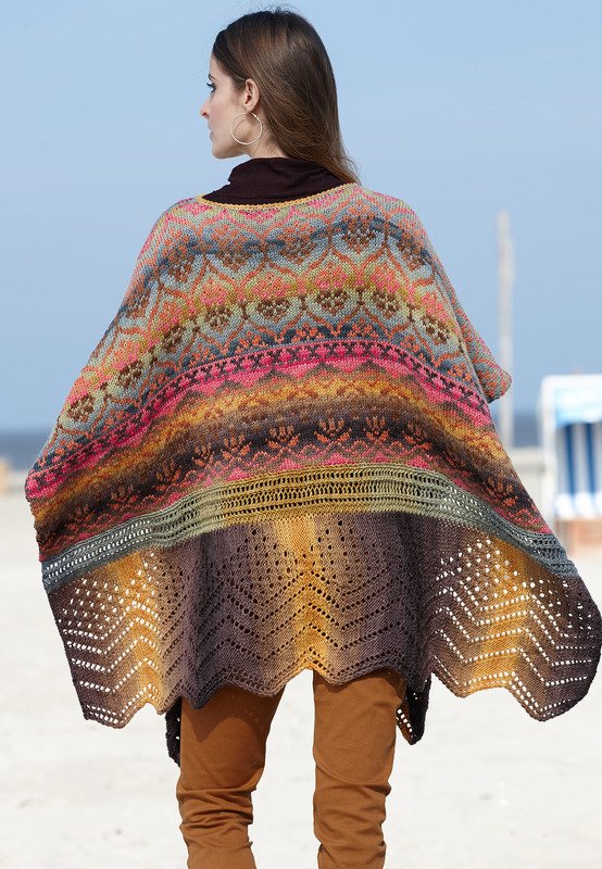 Strickponcho Eldrid - Bild 3