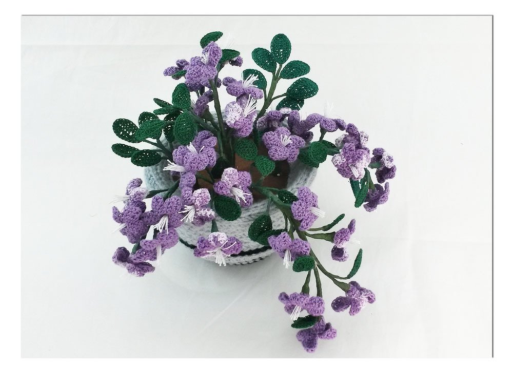 Häkelanleitung _ Dalmatiner Polsterblume - Bild 2