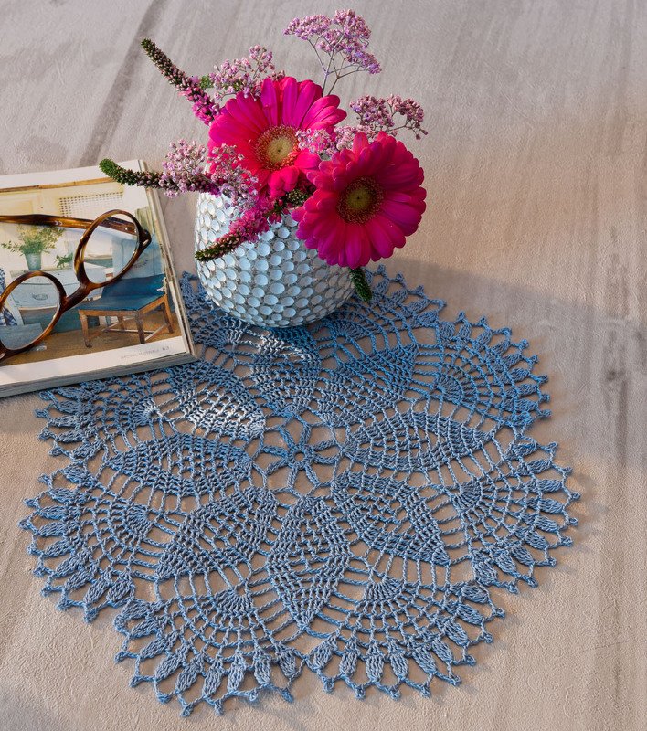 Kleines Blaues Deckchen DH132 - Bild 2