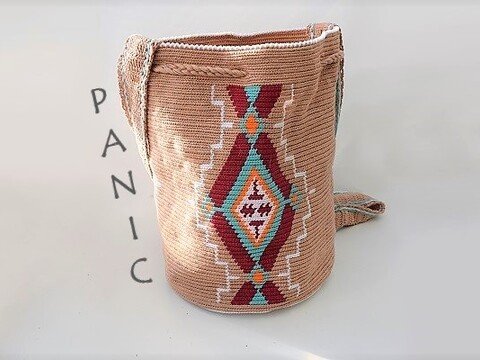 Montessa Tapestry Tasche mit senkrechtem Muster